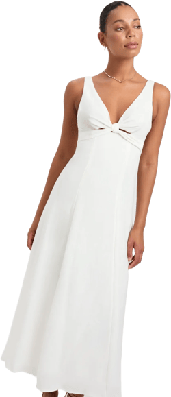 Hayman Tie Midi Dress