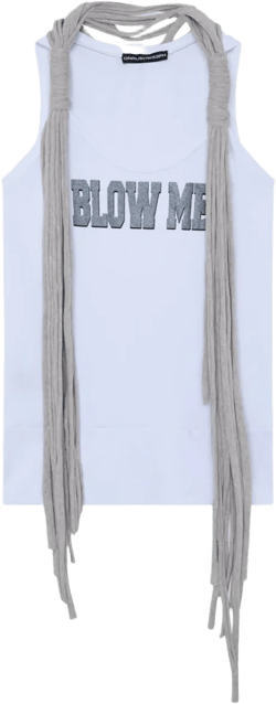 "Blow me" tank top