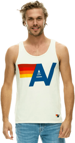 MEN'S LOGO TANK - VINTAGE WHITE