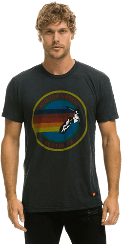 SIGNATURE AUSTIN TEE - CHARCOAL