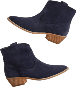 Allendale Ankle Boots-Navy