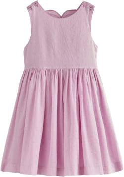 Appliqué Back Dress-Sugared Almond Pink Flower