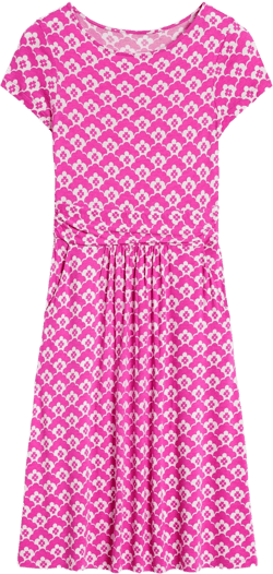 Amelie Jersey Dress-Tickled Pink, Cloud Terrace