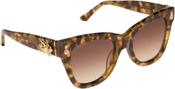 THE WHITE LOTUS - HAWAII + COCONUT PALM TORTOISE + BROWN SUGAR GRADIENT SUNGLASSES