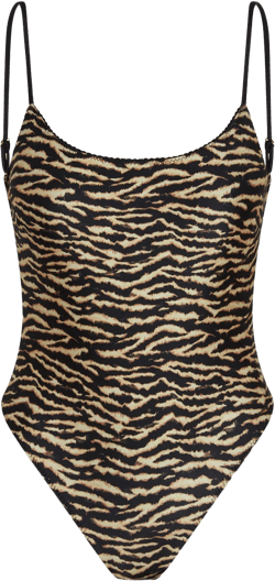 x Réalisation Par Juliet One Piece Swimsuit - Vintage Tiger