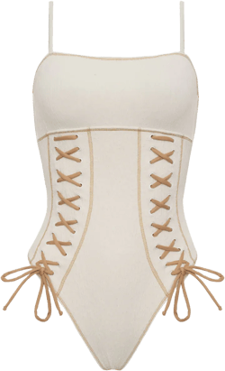 Kylee Cheeky One Piece Swimsuit - Sandstorm