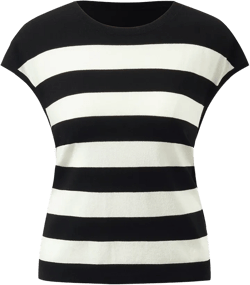 Tencel Striped Knitted Women Tank Top