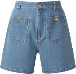 Denim A-Line Women Shorts