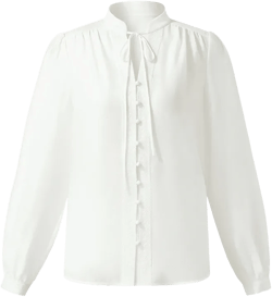Tie Front Neck Women Blouse