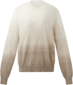 100% Brushed Cashmere Gradient Women Sweater