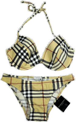 Deadstock Burberry Nova Check Bikini (S)
