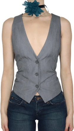 Gray Waistcoat Vest (Medium) 