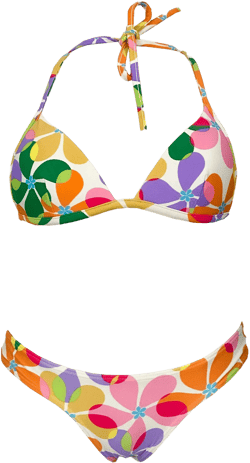 Daisy Print Bikini (S)