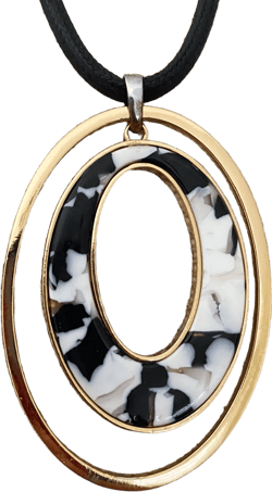Oval Pendant Necklace