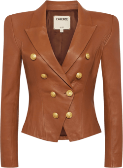 Bethany Leather Blazer
