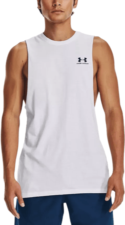 Men's Sportstyle Left Chest Cut-Off T-Shirt
