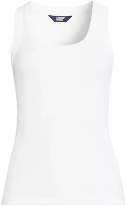 Women's Drapey Rib Fitted Tank Top