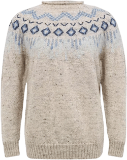 Women's British Wool Fair Isle Sweater