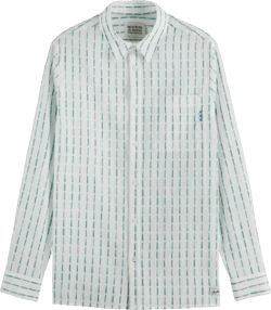 Striped Cotton-Voile Shirt