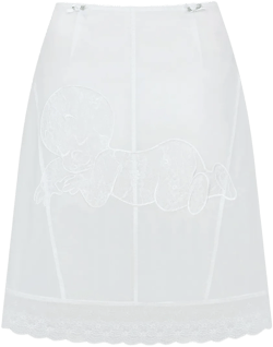 Casper Ghost Midi Skirt Ghost Sheer