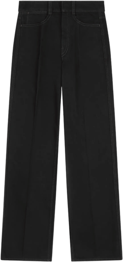 Lemaire - Women’s Denim High Waist Pants - (Black)