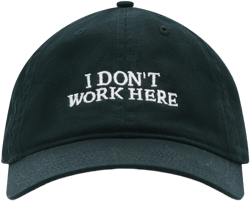 Idea Books - Sorry I Don’t Work Here Cap - (Black)