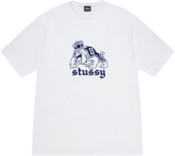 Stüssy - Bulldog Tee - (White)