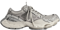 Balenciaga - Women's Stapler Trainers - (Beige/Grey)