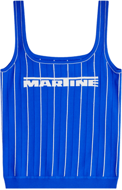 Martine Rose - Men's Logo Vest - (Blue)