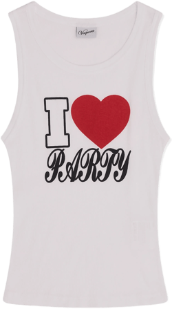 Vaquera - Women's Party Tank Top - (White)