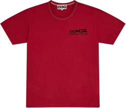 CDG - Overdyed Logo T-Shirt - (Red)