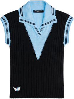 Kiko Kostadinov - Women's Quimby Sleeveless Knit - (Black/Blue)