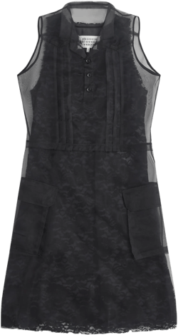 Maison Margiela - Women's Sheer Tea Dress - (Black)