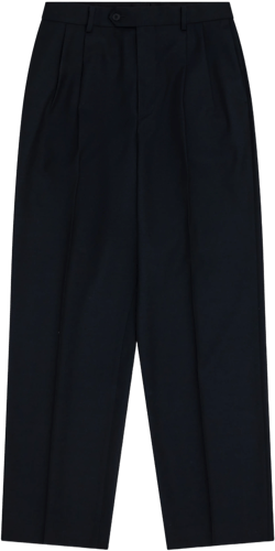 Auralee - Men's Hop Sack Two Pleat Trousers - (Dark Navy)
