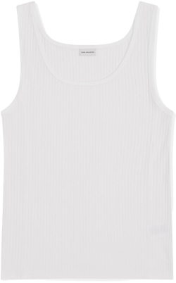 Dries Van Noten - Men's Cotton Tank Top - (White)