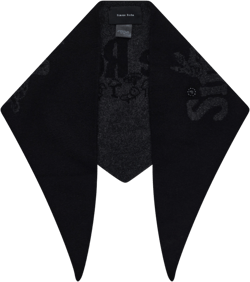 Simone Rocha - Women's Graphic Logo Knit Neckerchief - (Black)