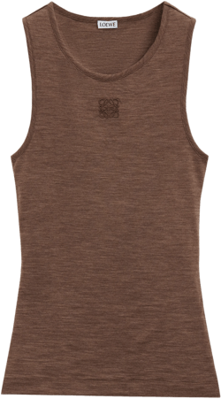 Loewe - Women's Anagram Tank Top - (Chocolate Brown)