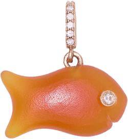 Sophie Gardner - Women's Goldfish Cracker Pendant - (Yellow Gold)