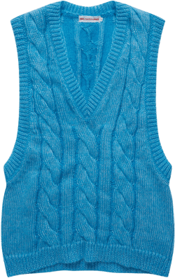 Walter Van Beirendonck - Men’s 3D Debardeur Oversized Vest - (Blue)