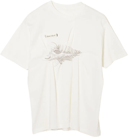 AKKIGAI on White T-shirt【stock】