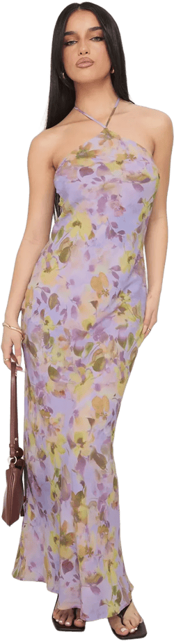 Florabella Halter Maxi Dress Multi
