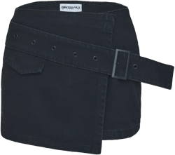 Havenwood Mini Skirt Black Denim