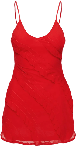 Lars Mini Dress Red