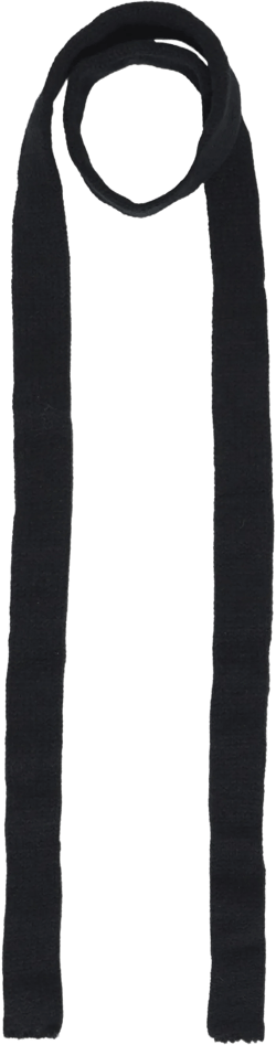 Avenue Skinny Scarf Black