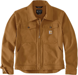 Carhartt Men's 105748 Rugged Flex® Relaxed Fit Duck Jacket X-Large Carhartt Brown