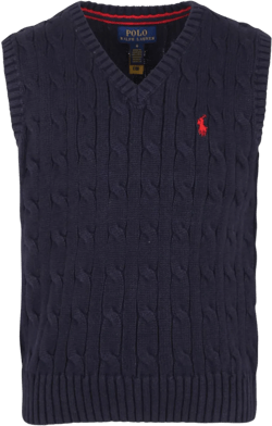 cable-knit vest