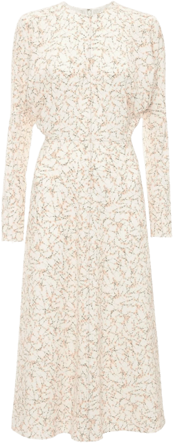 dolman-sleeve midi dress