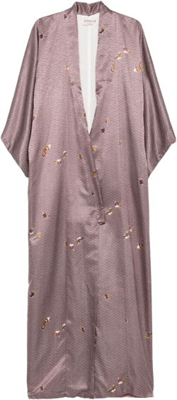1970s pre-owned silk kimono