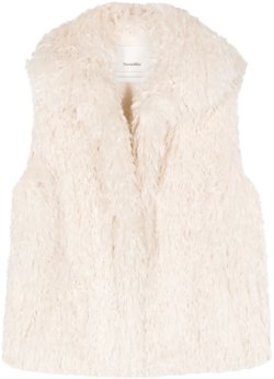 faux-fur vest