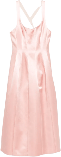 satin midi dress